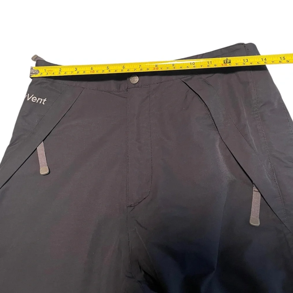 The North Face Hyvent Pants Mens Small Black Waterproof Ski Snowboard Adjustable
